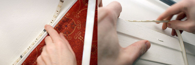 To minimize harshness mount out of direct sight